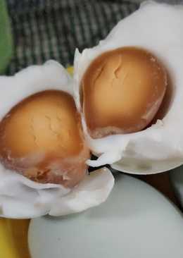 Telur Asin dg metode rendam air