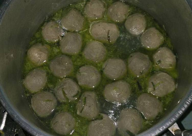 resep makanan Bakso blender kuah special