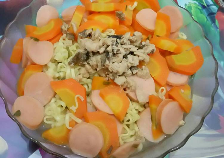 resep lengkap untuk Mie Rebus Mewah