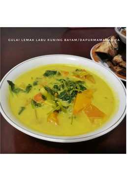 Gulai lemak labu bayam