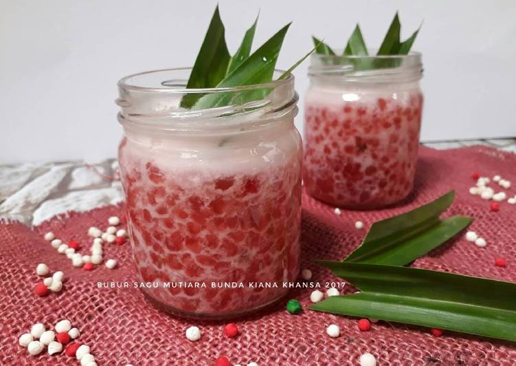 resep makanan Bubur sagu Mutiara