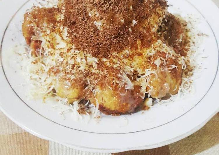 Resep Bola bola pisang isi keju - Inayah