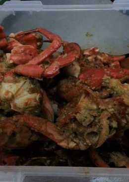 Kepiting asam manis pedas no saus tiram