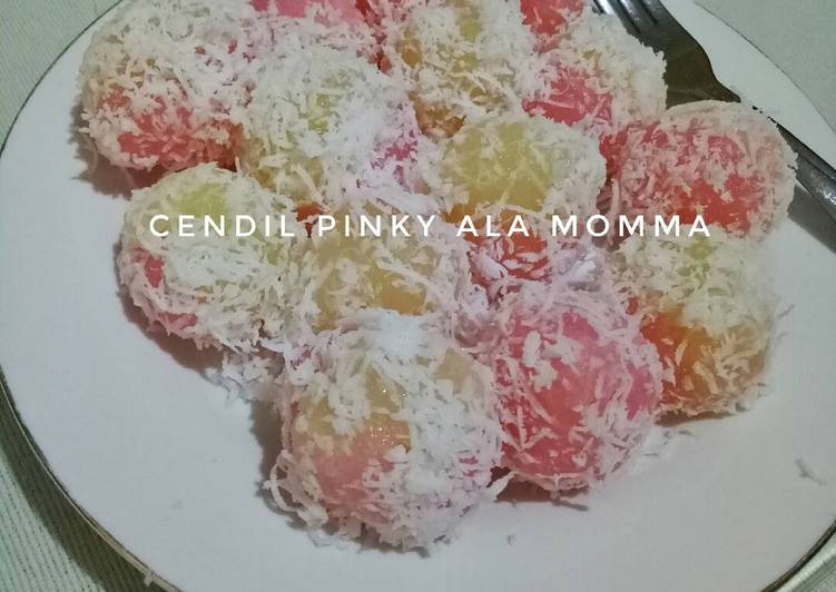 resep lengkap untuk Cendil Pinky Singkong