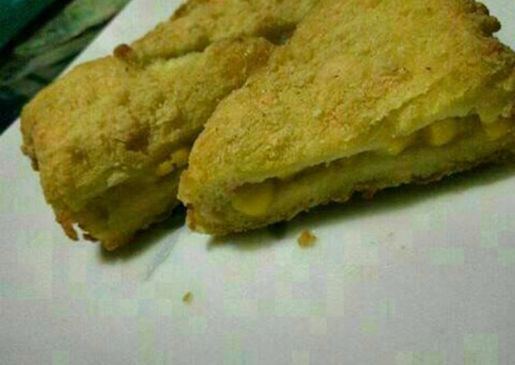 gambar untuk resep makanan Roti goreng isi jagung manis