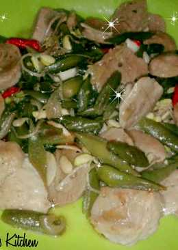 Tumis Buncis Bakso (#Posting Rame2_Sayur Tumis)