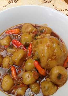 Cilok ayam asam manis