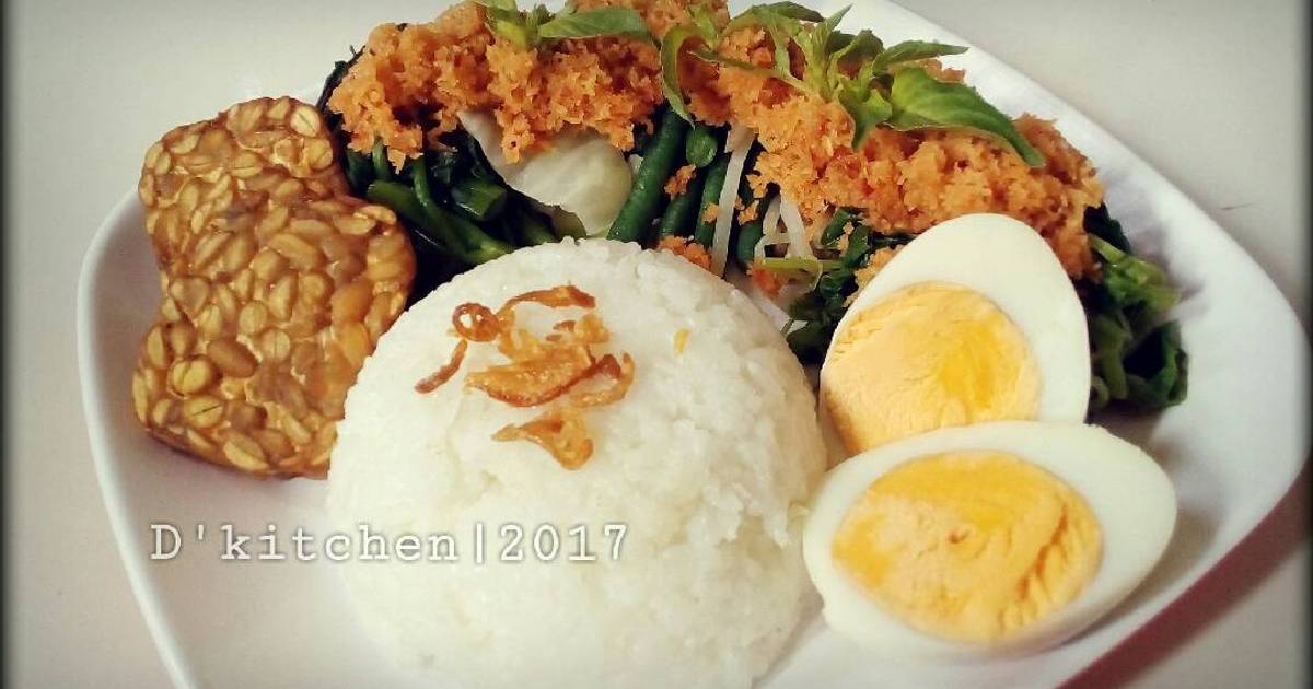 Resep Sego Gudangan a k a Nasi  Urap  oleh Dinda Rizky Tan 