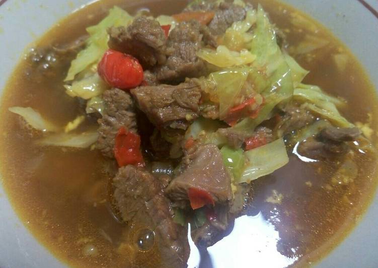 resep lengkap untuk Tongseng Daging