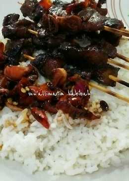Sate kambing solo sambal kecap