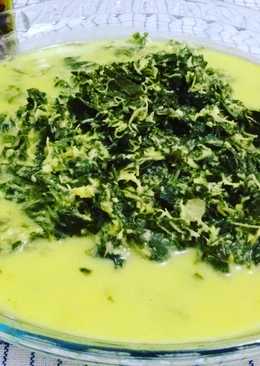 Sayur daun singkong masak "ndeso"