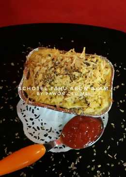 Schotel tahu abon ayam #ketopad_cp_cheese