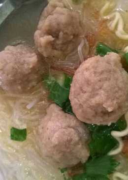 Bakso Sapi kuah empuk (home made)