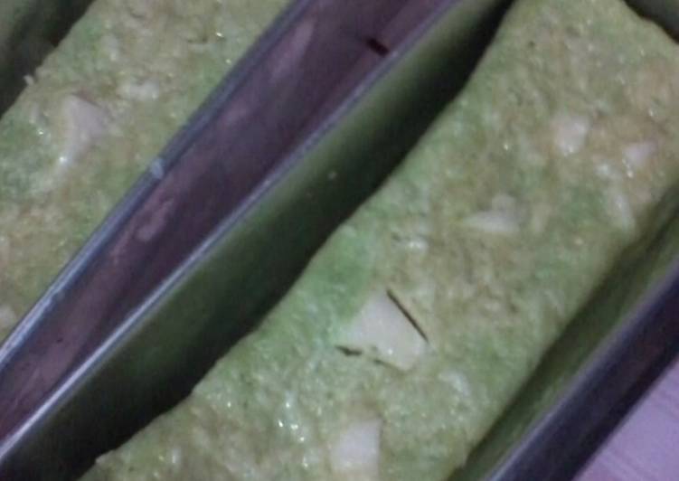 cara membuat Roti tawar kukus pandan