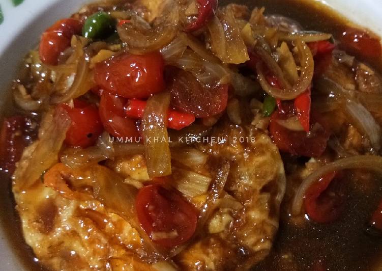 resep makanan Telur saus tiram ala Phie Kitchen