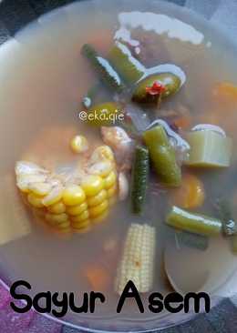 Sayur Asem bumbu ulek