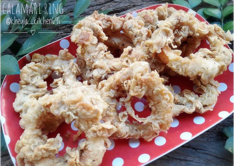 resep masakan Calamari Ring No Penyedap (renyahnya awet)