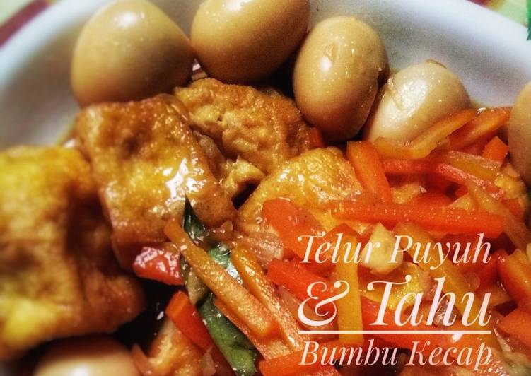  Resep Telur Puyuh Tahu Bumbu Kecap oleh Indah 