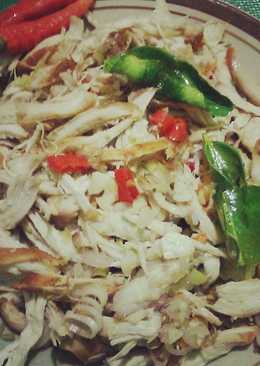 Sambal matah ayam suwir