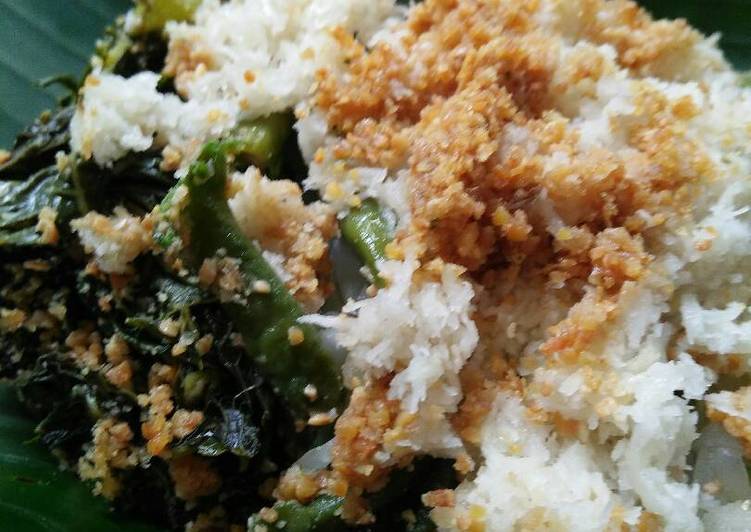 gambar untuk cara membuat Urap daun singkong