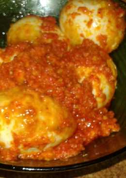 Telur balado simple