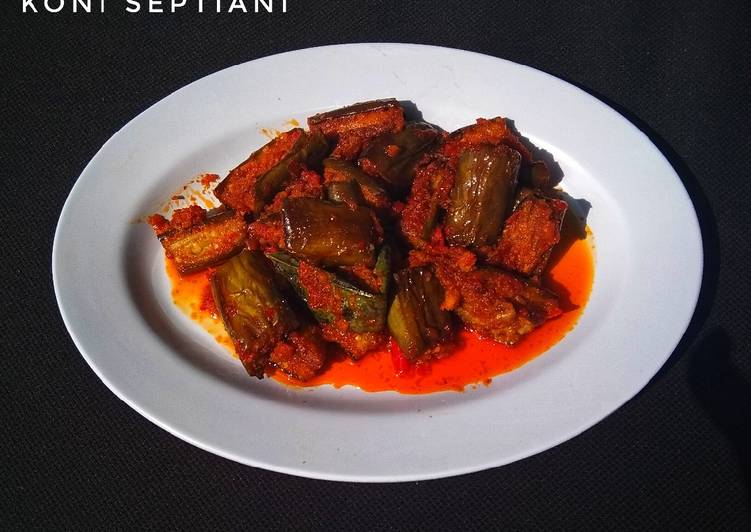 gambar untuk resep Sambal terong / balado terong ungu