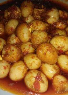 Telur puyuh balado medok