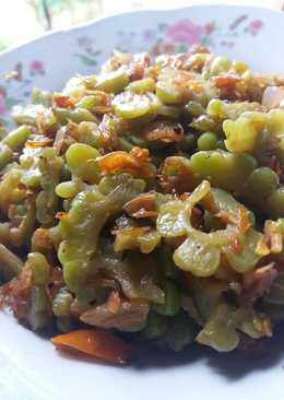 Tumis Pare Udang Rebon