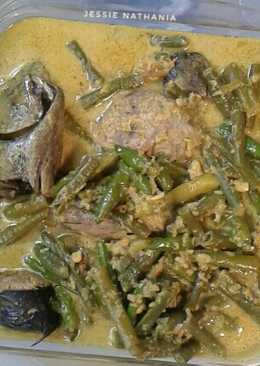 Gulai ikan tongkol kacang panjang