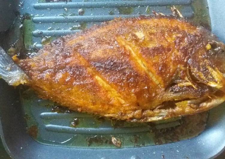 cara membuat Ikan Bakar Teflon Kecap Pedas