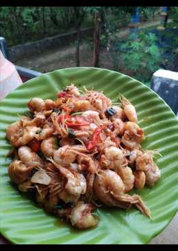 Udang pedas manis