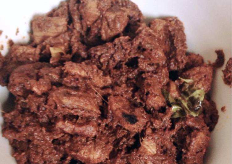 resep masakan Rendang daging sapi Aceh (masak di rice cooker)