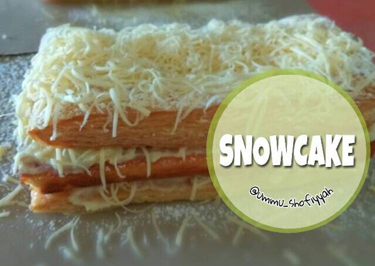 resep makanan Snowcake Surabaya rasa Keju Homemade