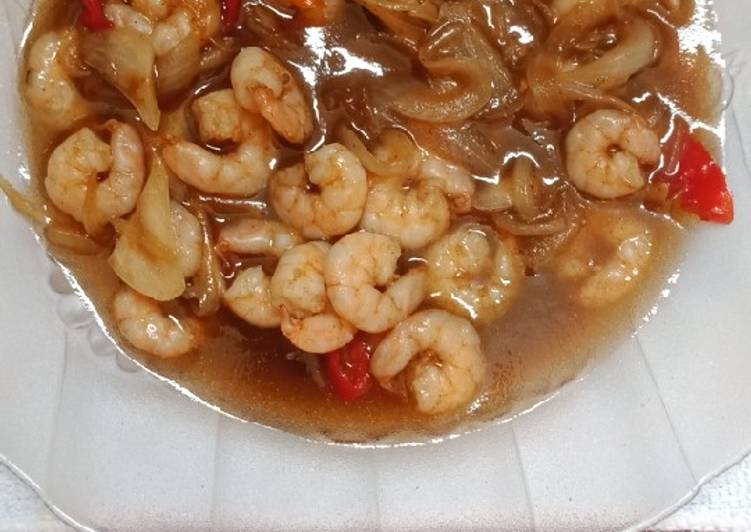 Udang saus tiram