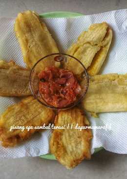 Pisang epe sambal terasi