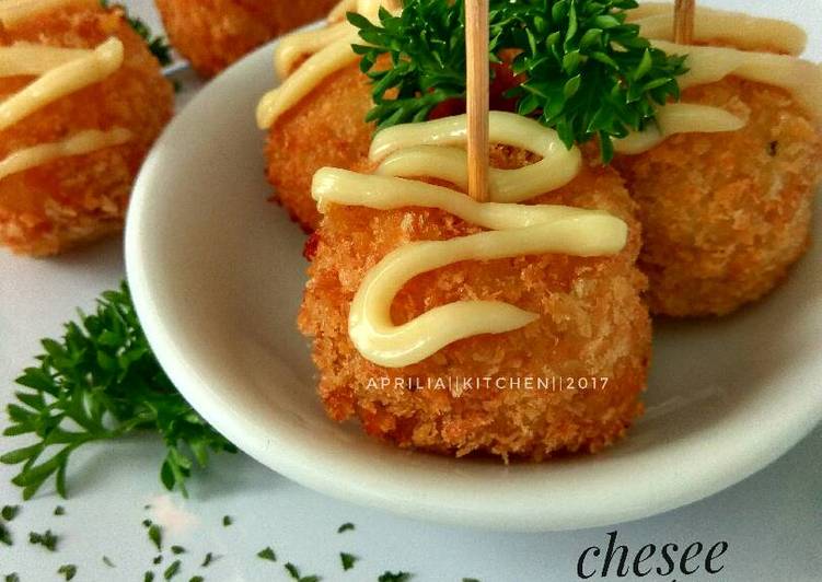 resep lengkap untuk Chesee pom-pom potatoes