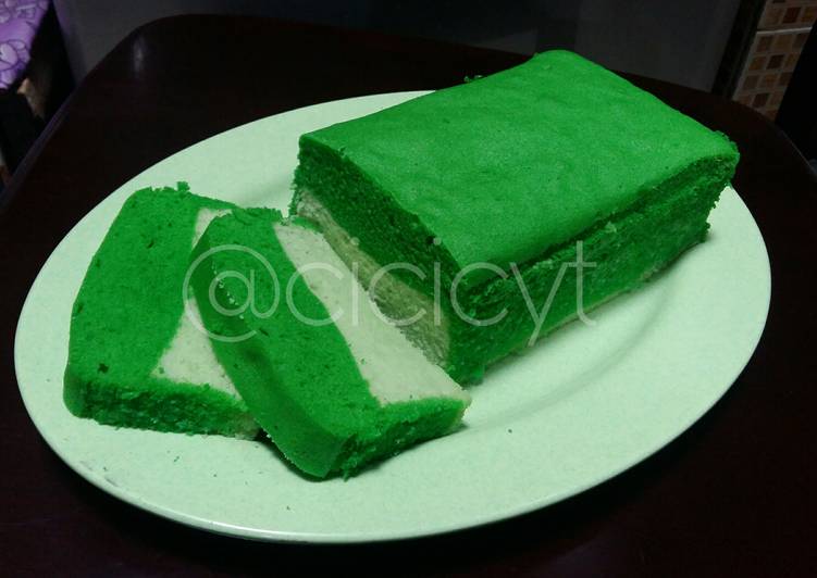 gambar untuk cara membuat Brownies Pandan Kukus