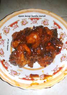 Ayam kecap bumbu merah