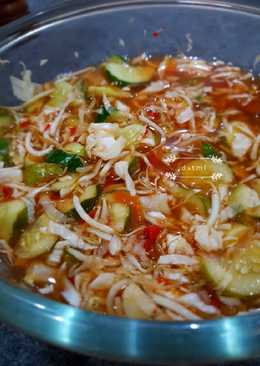 Rujak asinan sayur