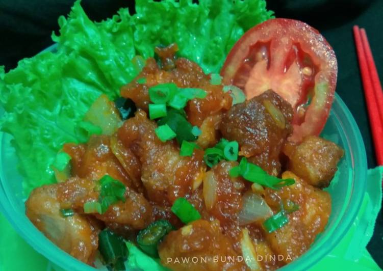 Resep Rice bowl ayam  asam  manis  oleh Adinda Mutia Cookpad