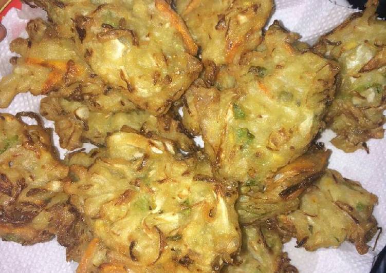 Resep Bakwan sayur gurih garing mantap / gorengan sehat ??