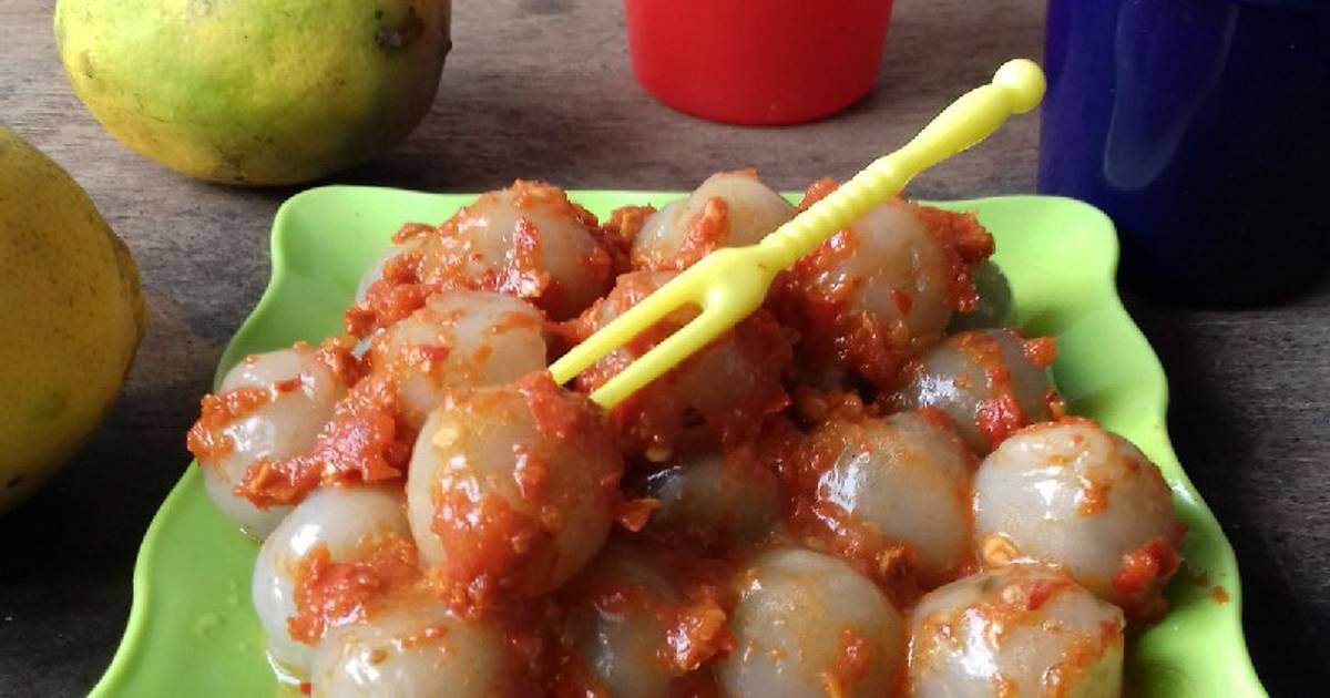 13 resep cilok bumbu merah mercon enak dan sederhana Cookpad