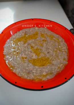 Bubur Gandum Arabia (Harisah) (Ù‡Ø±ÙŠØ³ Ø¨Ø§Ø§Ù„Ø¯Ø¬Ø§Ø¬)