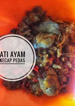 Ati ayam kecap pedas