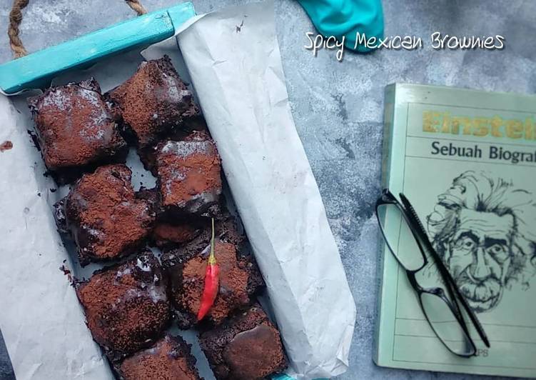 resep masakan Spicy Mexican Brownies