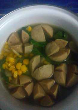 Bening Bayam Baso Jagung