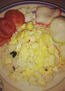 Nasi Goreng Putih & Orak Arik Telur