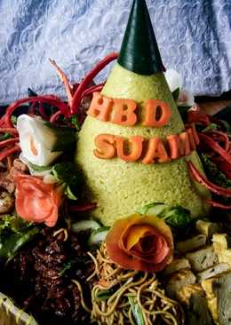 Resep nasi kuning dan tips tumpeng sederhana