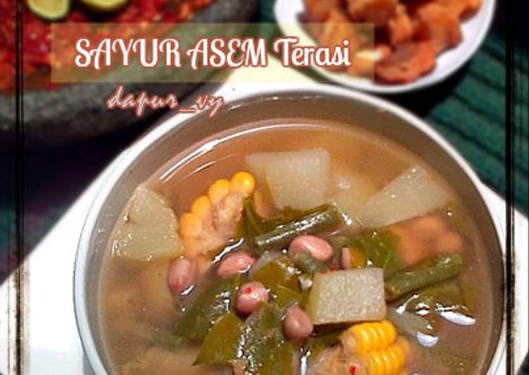 resep makanan SAYUR ASEM Terasi favorit