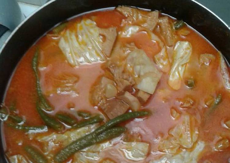 resep makanan Lontong sayur padang 